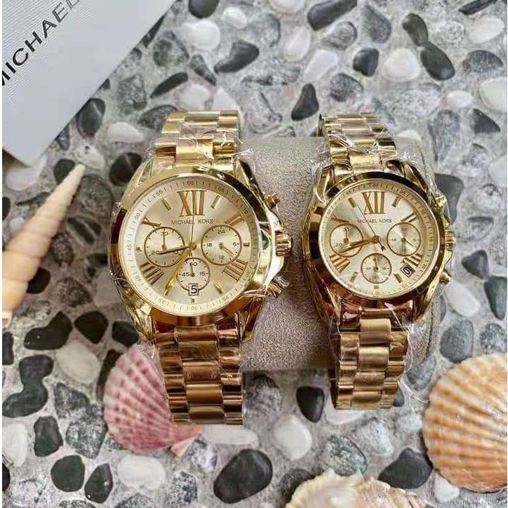 MK5605 Gold Stainless Steel for Men & Women - MK Watch | Shopee Philippines