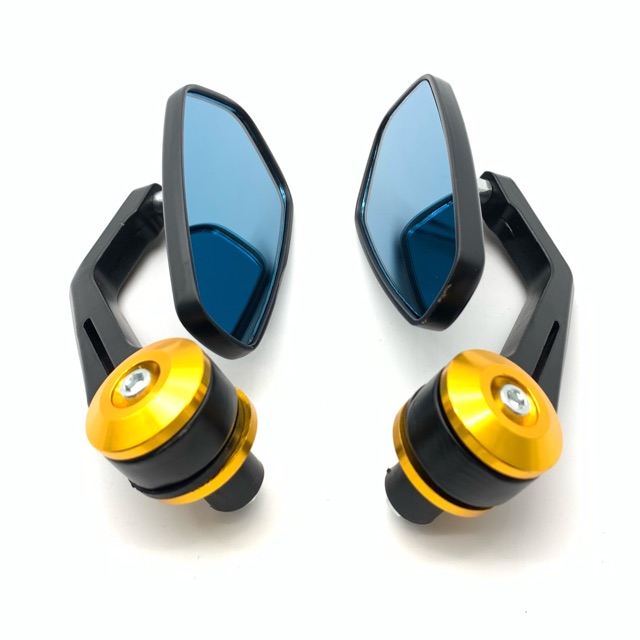 Durable Aluminum Motorcycle Rear View Mirrors with Bar End | Shopee ...