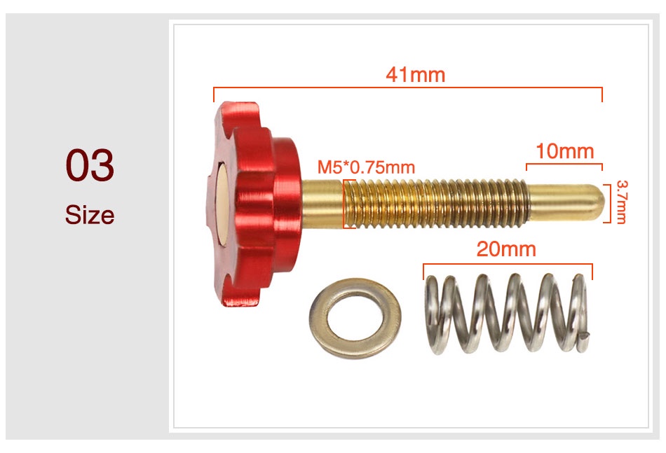 Motorcycle Carburetor idle speed adjustment screw | Shopee Philippines