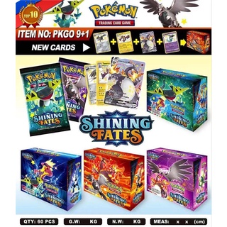 Newest Spanish Pokemon Cards 360 Pcs Pokémon TCG Sword Shield Fusion Strike  Booster Box Trading Card Game Collection Toy