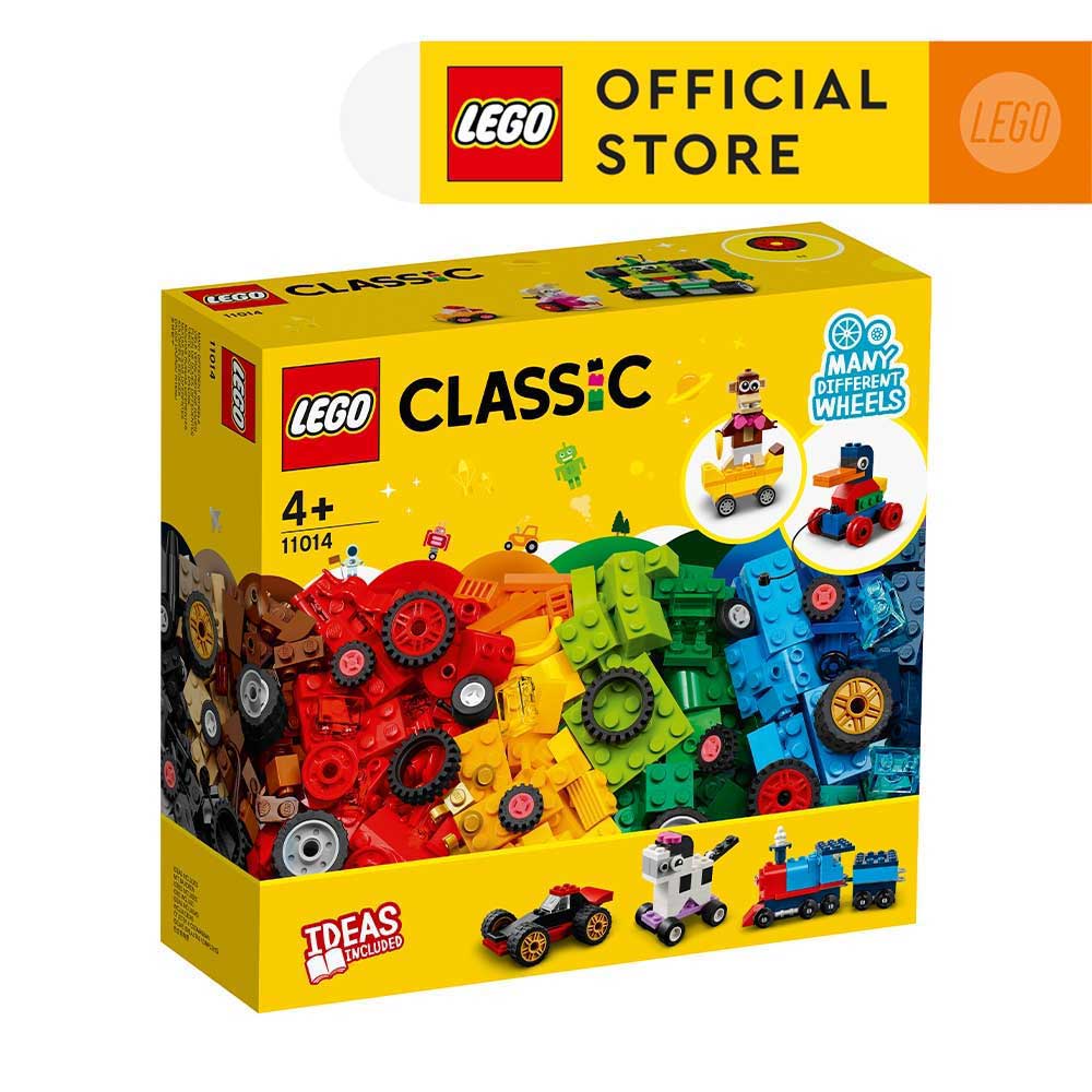 LEGO Classic 11014 Bricks and Wheels Age 4 Building Blocks