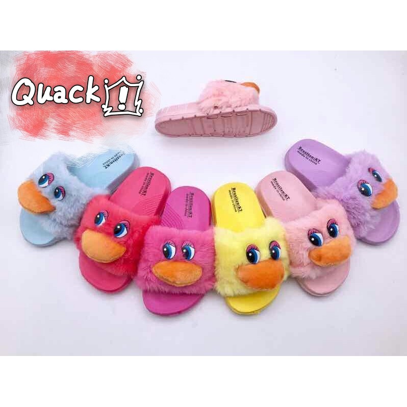 Quacking on sale duck slippers