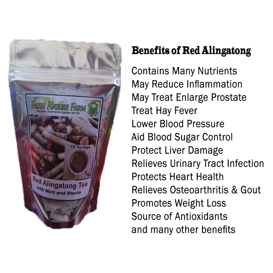 Red Alingatong Roots + Mint & Stevia Tea ( 10pcs ) | Shopee Philippines