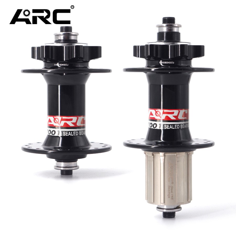 ARC 001 BIKE HUB SET FRONT REAR BICYCLE HUBS QR SKEWER 135MM VVT