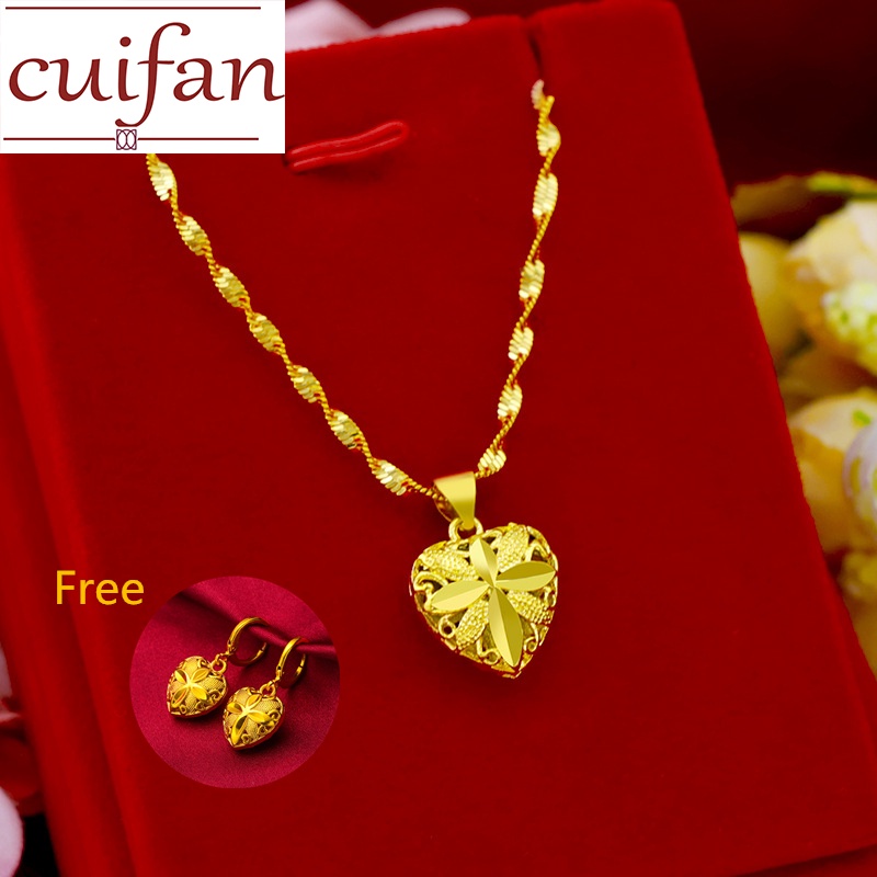 Gold 18k Pawnable Saudi Necklace for Women Buy 1 Take 1 Nasasangla ...