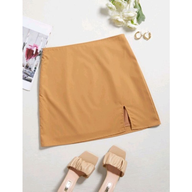 Borbs sexy_One slit mini slit skirt | Shopee Philippines