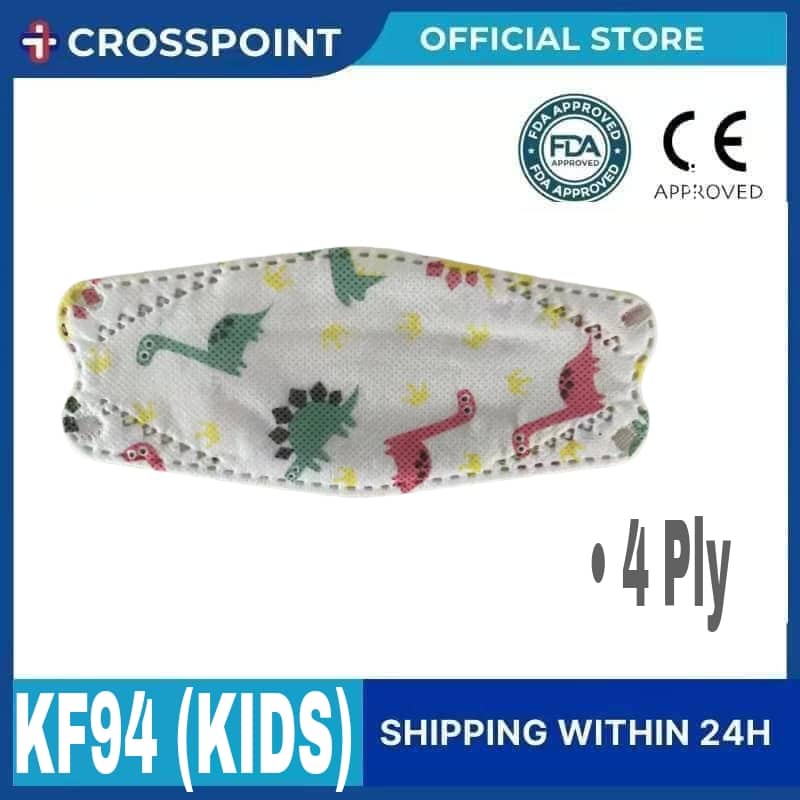 Crosspoint Kf94 Kids Face Mask All Design 10 Pcs | Shopee Philippines