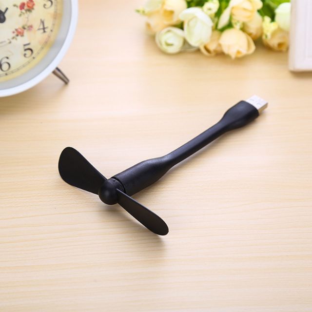 Miniso USB Fan Mini Fan Portable Power Fan Computer Gift Fan | Shopee ...