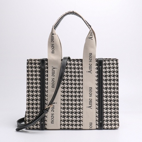 Coolcept Houndstooth 2023 New Tote Bag Shoulder Bag For Woemn