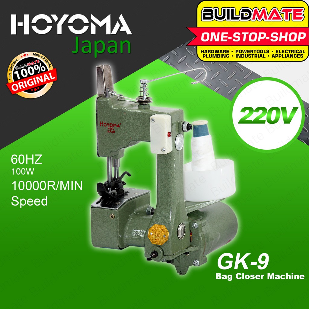 HOYOMA JAPAN Bag Closer Sewing Machine GK9 / GK9370 •BUILDMATE• HYMPT