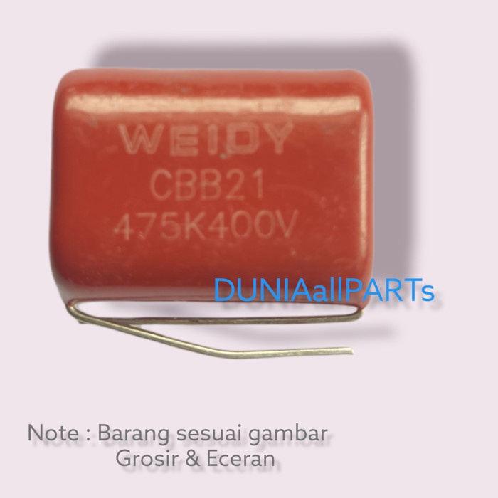 Mylar 475k400v mylar Capacitor 475k 400v mylar Capacitor weidy | Shopee ...