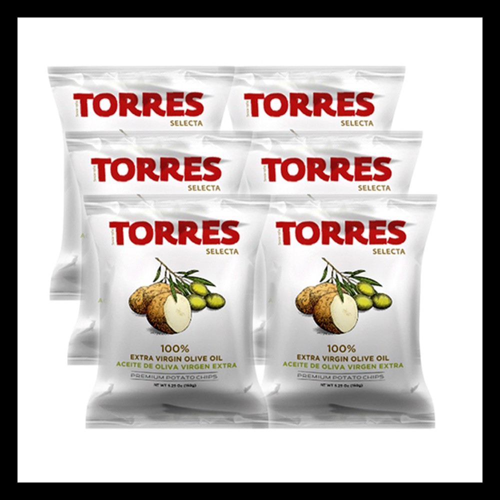 Torres Selecta 100% Extra Virgin Olive Oil Potato Chips 150g | Shopee ...