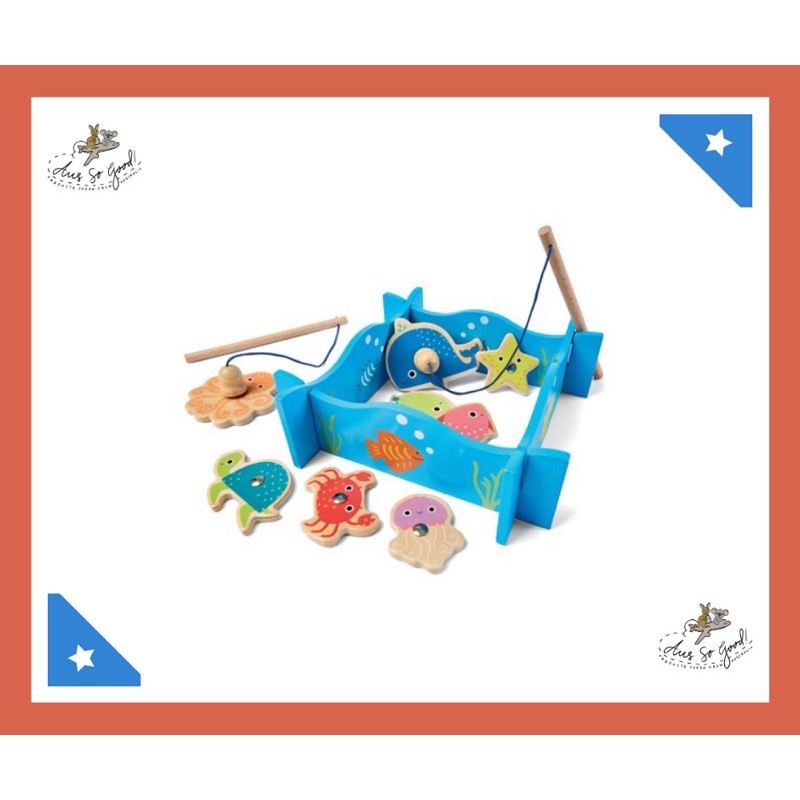 Anko Magnetic Fishing Set with Fishing Rods (Sea Creatures)