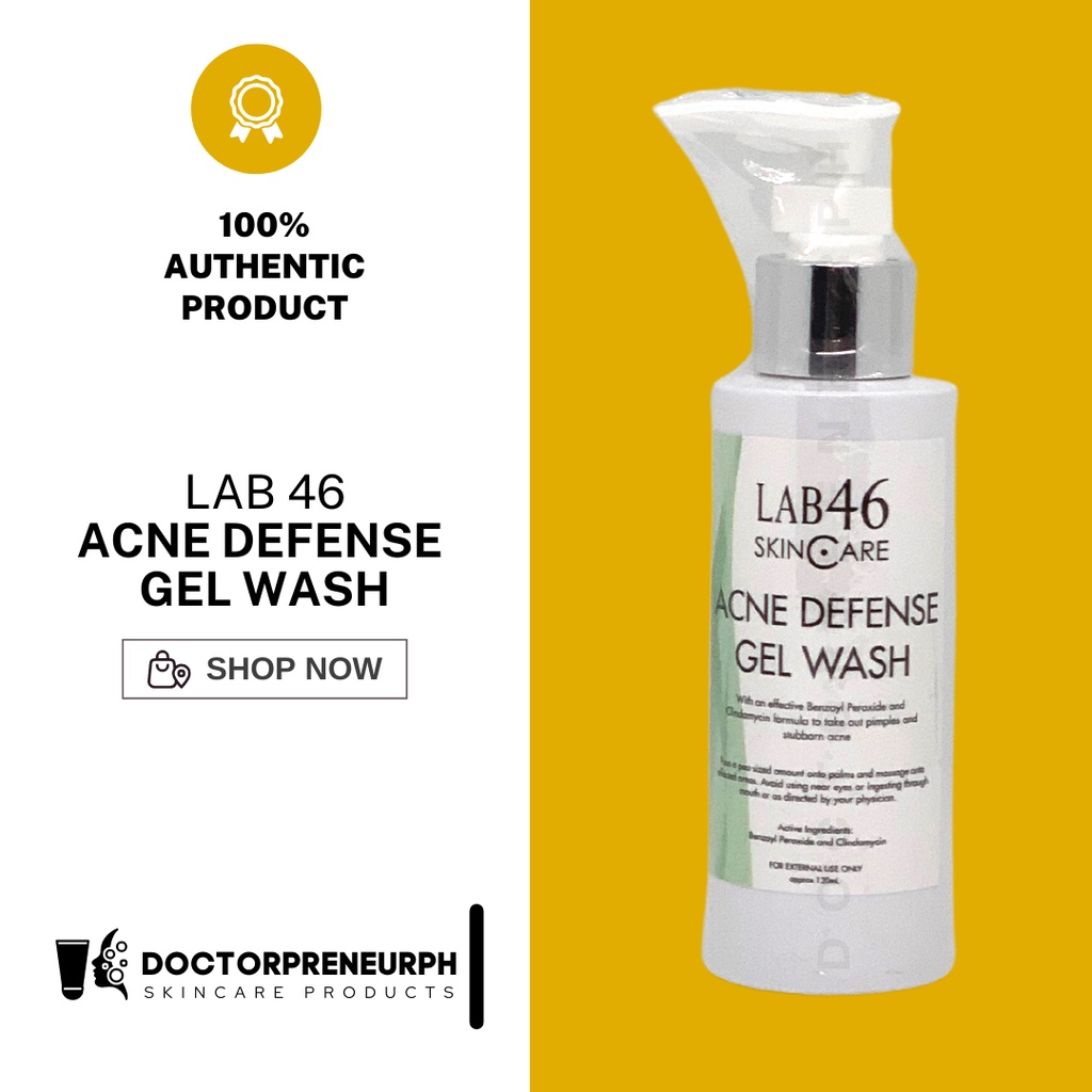 Lab 46 Acne Defense Gel Wash 120ml Shopee Philippines