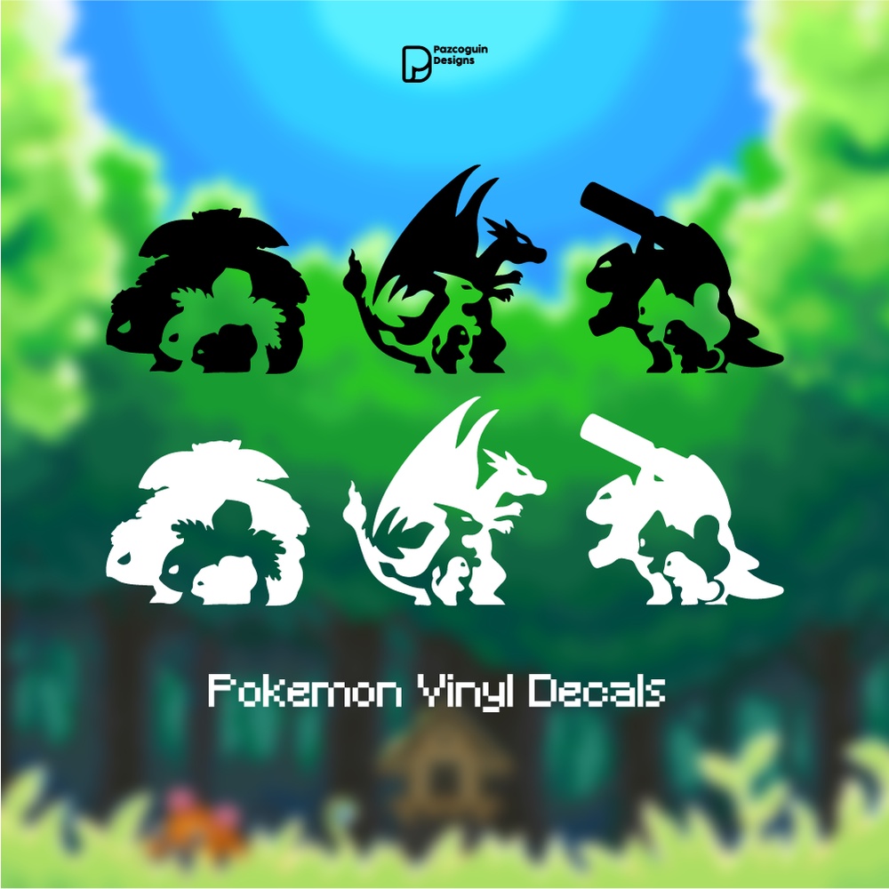 Starter Pokemon Car Window Motorcycle Decals/Stickers | Shopee Philippines