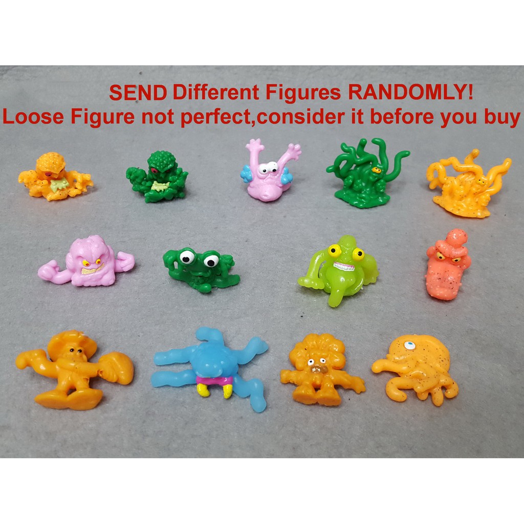 SEND RANDAM LOT 10pcs ALL DIFFERENT Fungus Amungus Funguy Mini Soft Monster Figures Colletion