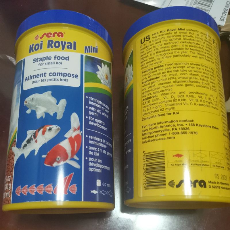 Sera Koi Royal Staple Food for Koi (1000ml/240g) medium