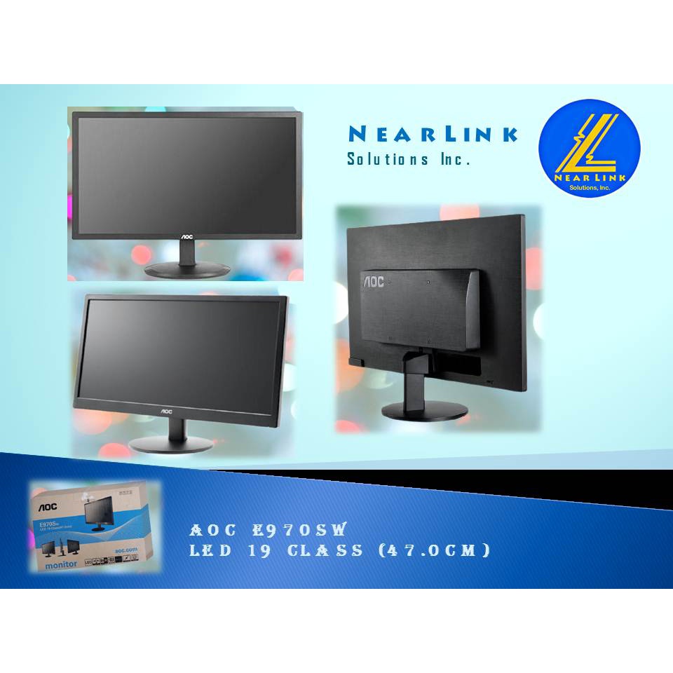 AOC E970Sw LED 19 Class(47.0cm) | Shopee Philippines
