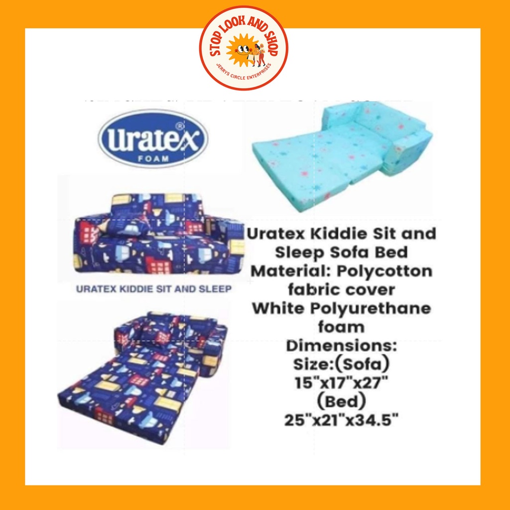 URATEX Kiddie Sit And Sleep/ KIDS BED/ SOFA BED | Shopee Philippines