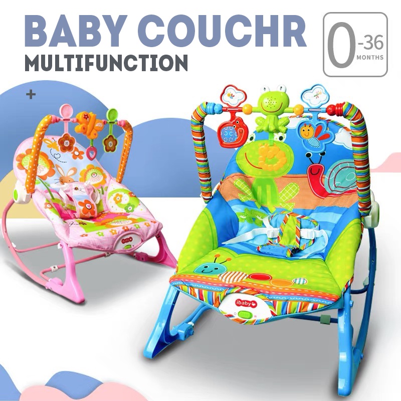 Baby multifunction rocking chair comfort chair electric cradle bed coax