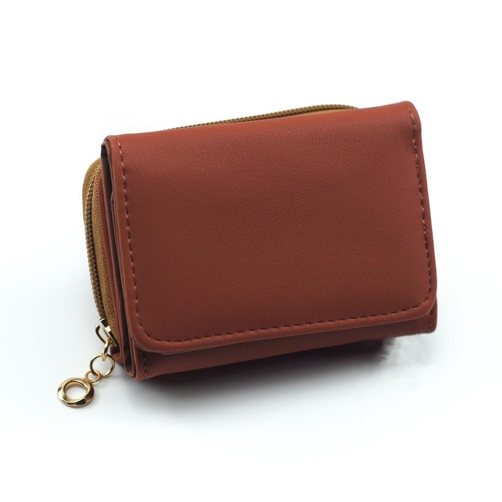 Korean Design Multi functional Ladies Mini short Wallet WL19 | Shopee ...
