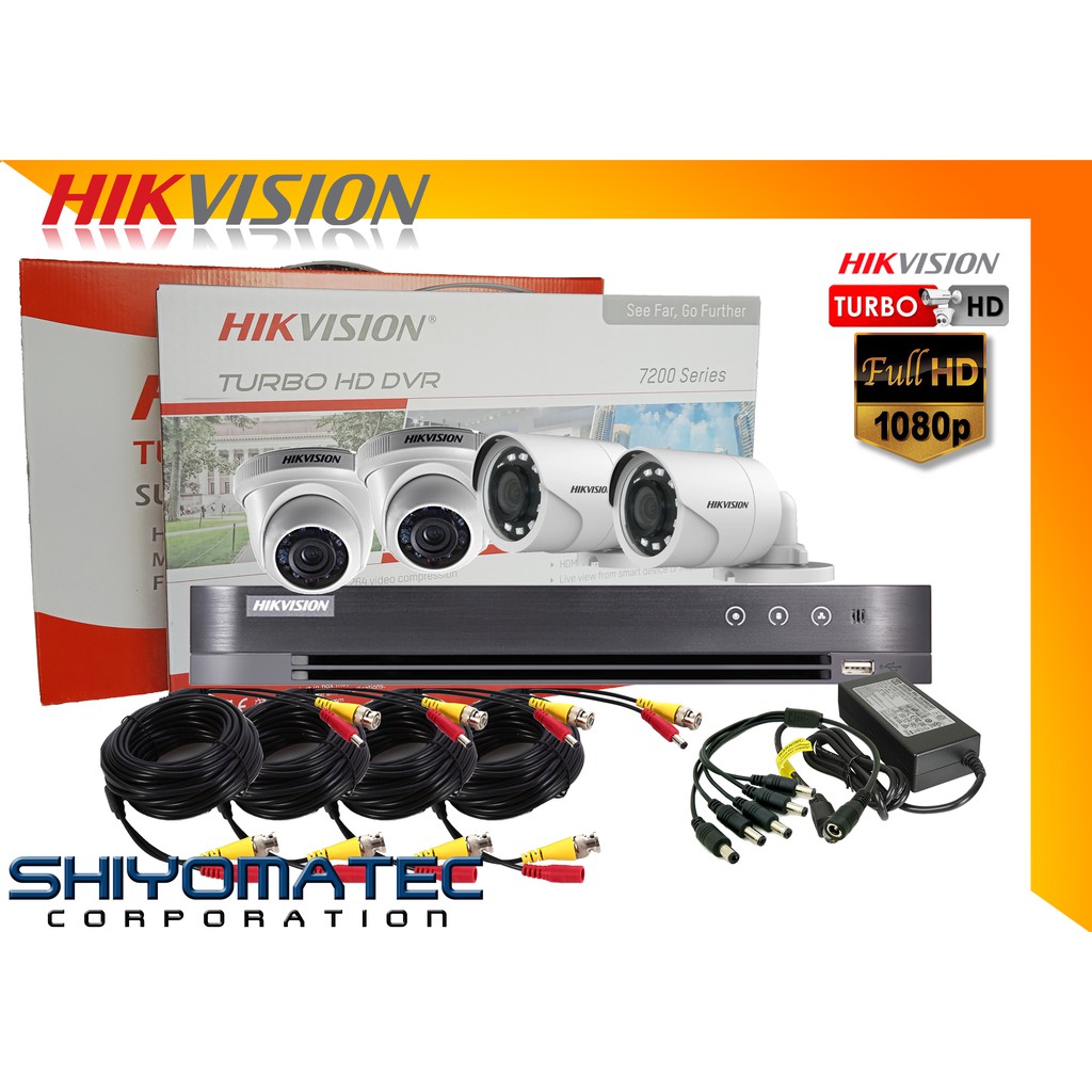 4 channel dvr hikvision hot sale 2mp