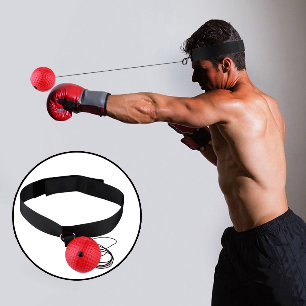 React Reflex Ball Kidte Training Head-Mounted Boxing Portable Raising  Reaction Force