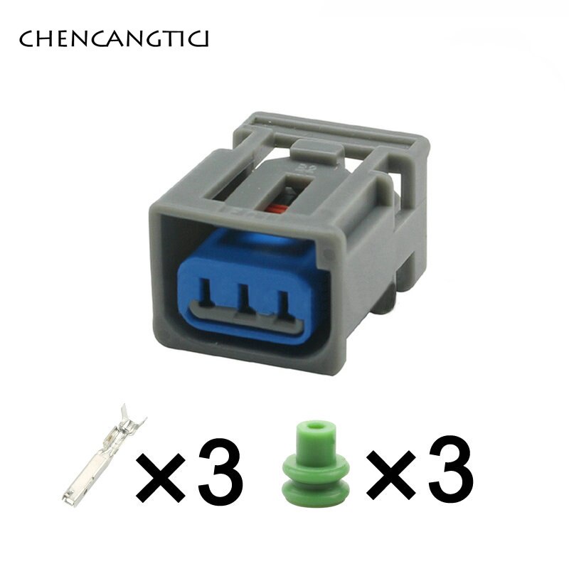 1 Set 3 Pin 2.2mm female Ignition Coil High Voltage Connector Plug For ...