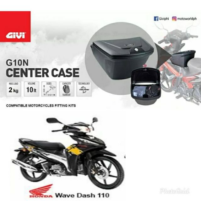 Honda wave dash 110r Center box with bracket | Shopee Philippines