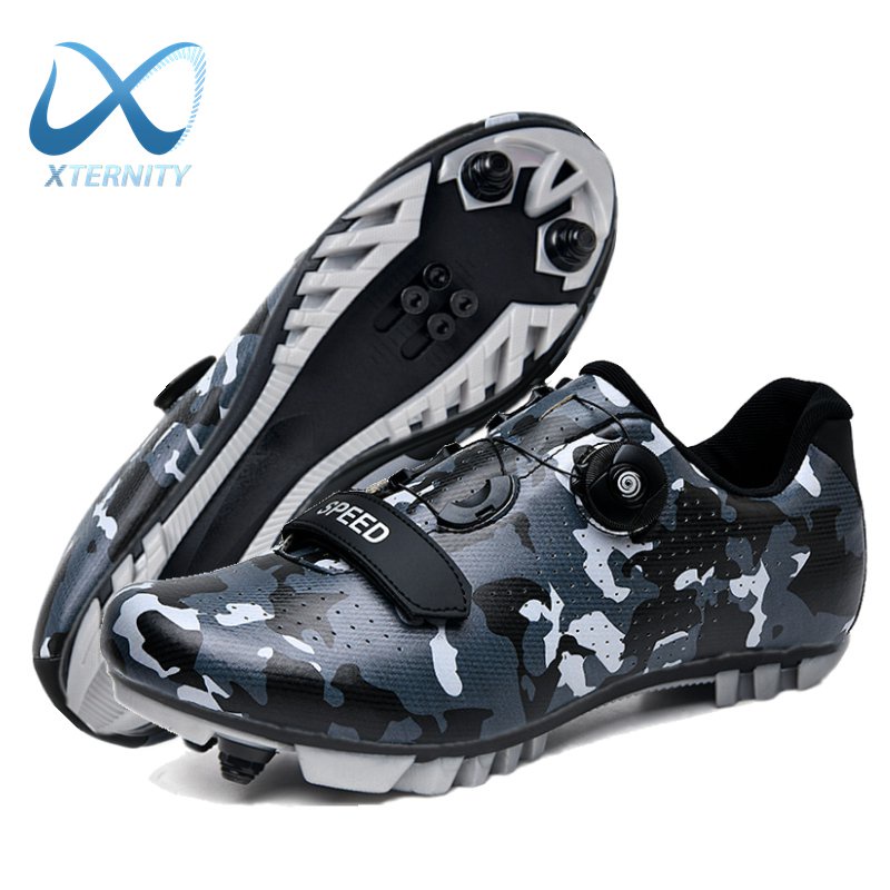 Hot Style MTB Flat Cycling Shoes Men Outdoor Racing Road Bike SPD Cleat