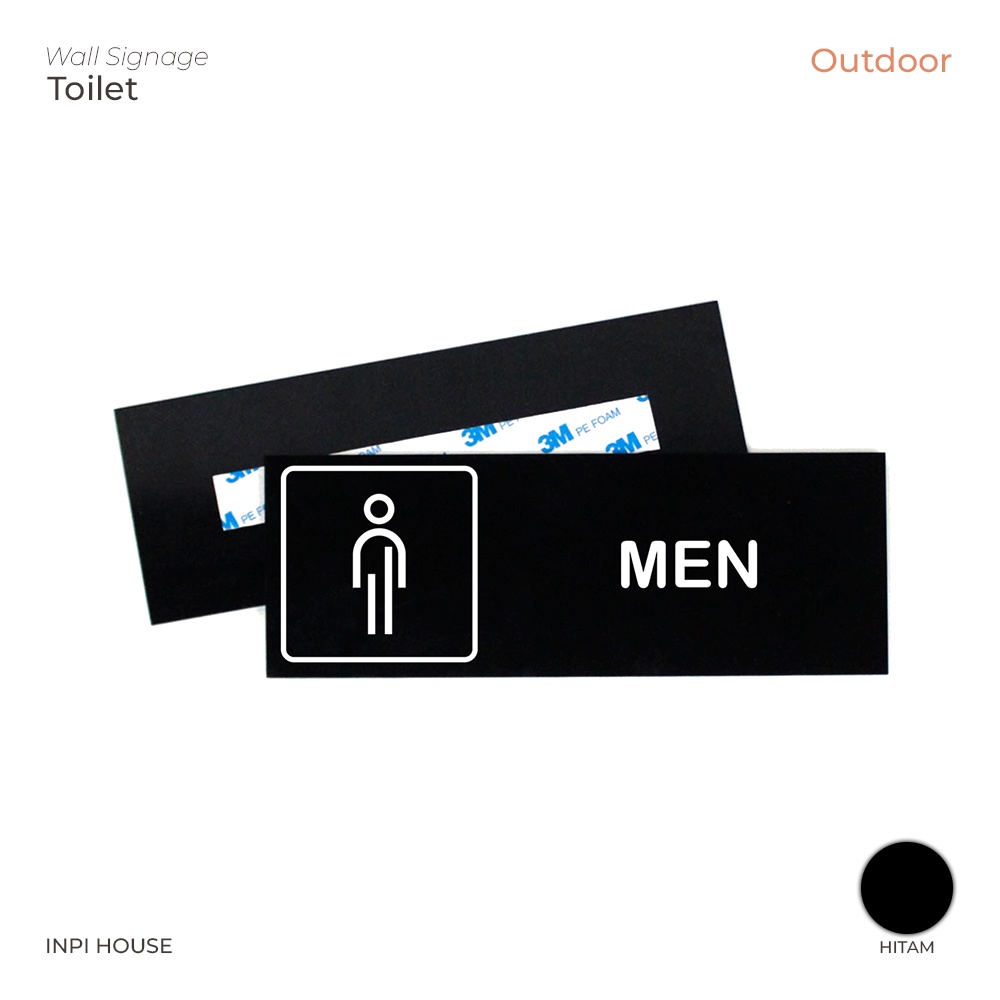 Men toilet signage Men's toilet Men's Room Marker sign acrylic