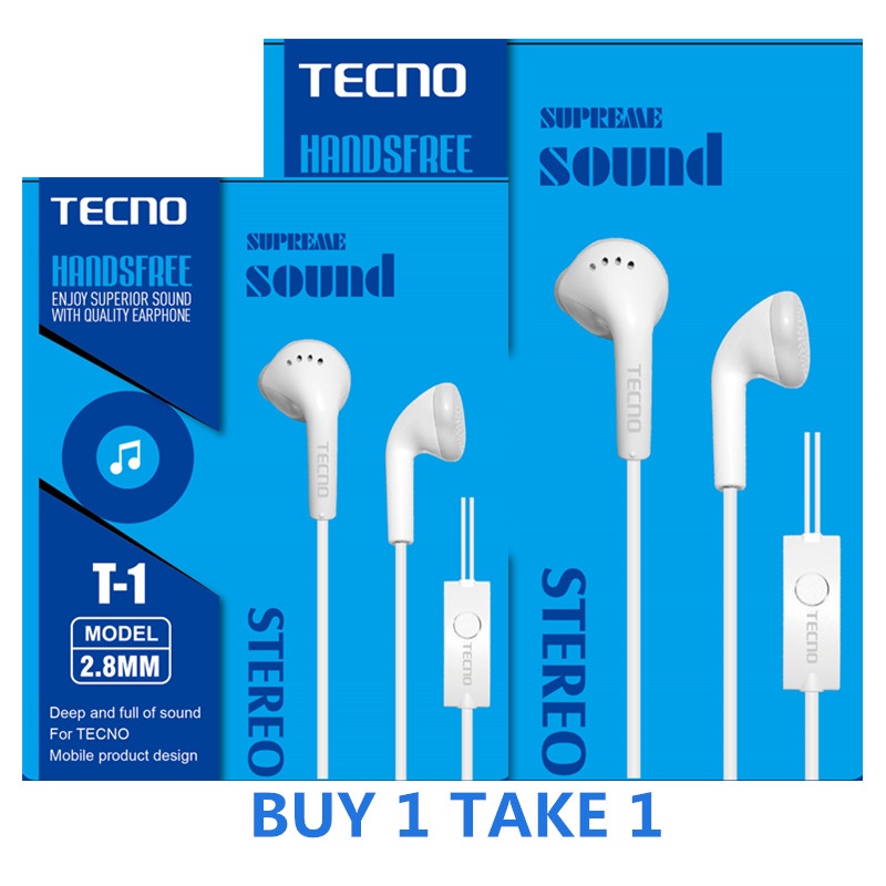 Tecno best sale original earphones