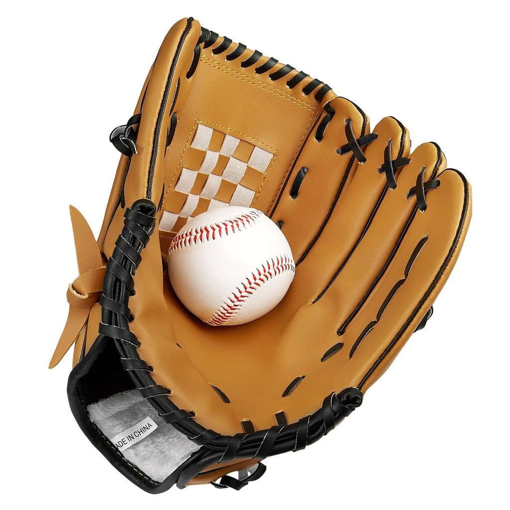 Baseball ball and sales glove