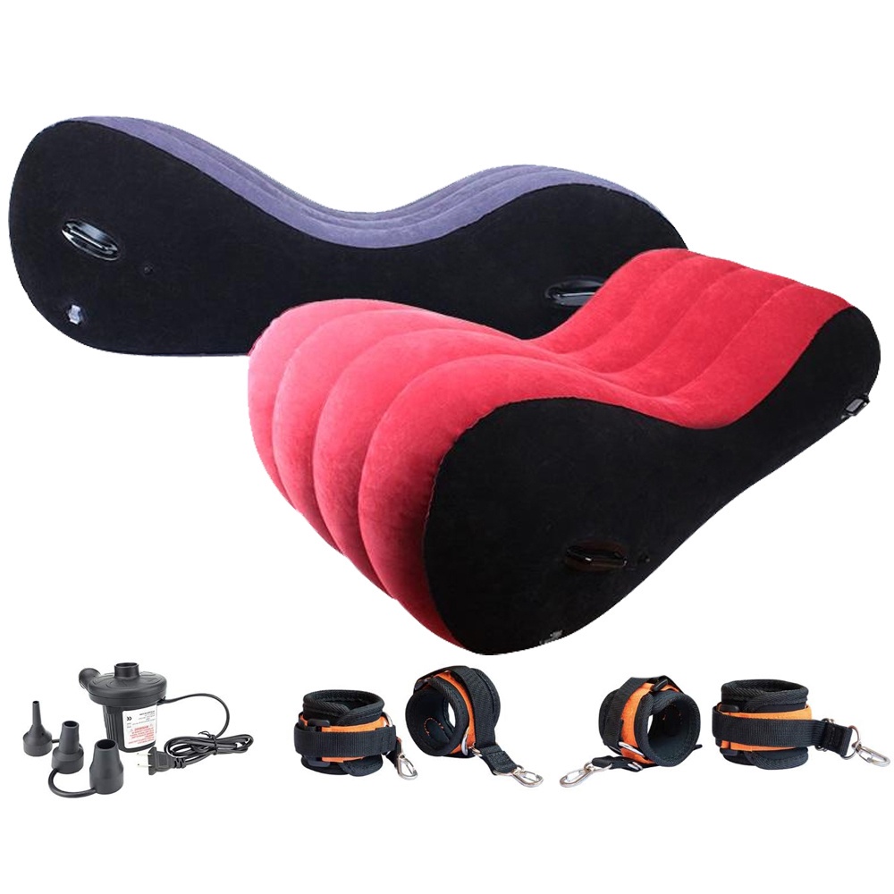 Inflatable Sex Sofa S Pad Foldable Bed Furniture Adult Chair Sexual Positions Wedge Pillow 