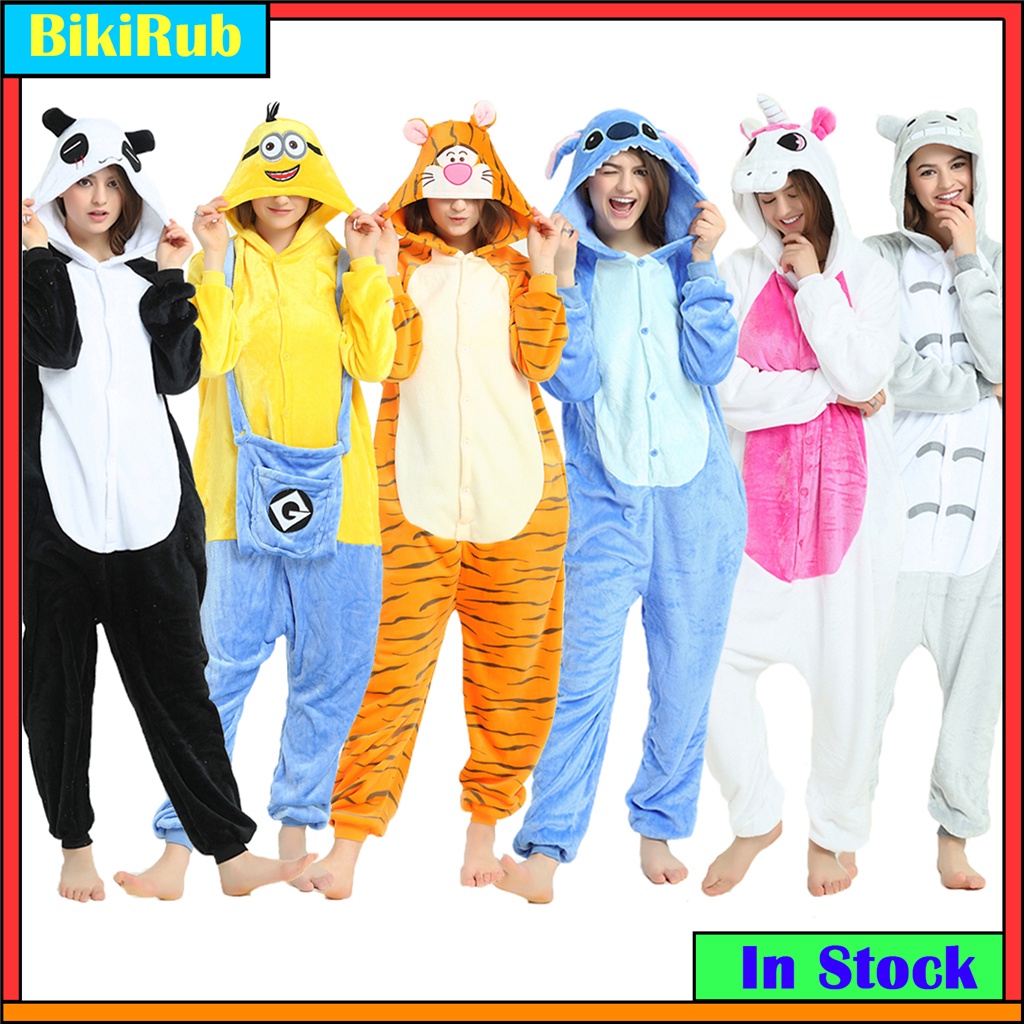 Tuta Kigurumi Stitch Per Bambini E Adulti | Pigiama Cosplay Con Scarpine | Unisex