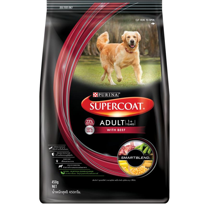 SUPERCOAT Beef Adult Dry Dog Food 450g Shopee Philippines