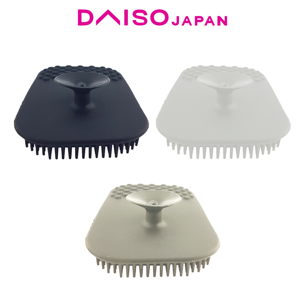 Daiso Pots & Pans Silicone Brush Cleaner With Suction Cup Handle