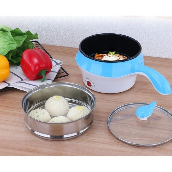 Multifunctional Electric Fry Pan Ceramic Coating Electric Pan Pink