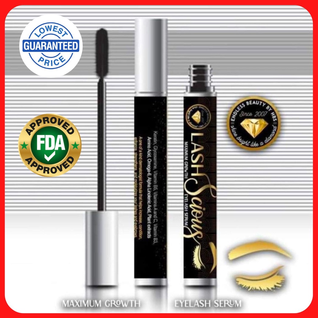 FDA APPROVED LASHSCIOUS EYELASH SERUM Pampahaba ng Pilikmata