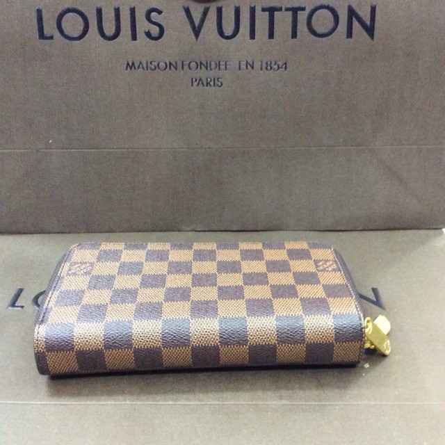 LLQ Louis Vuitton double zipper wallet Class A