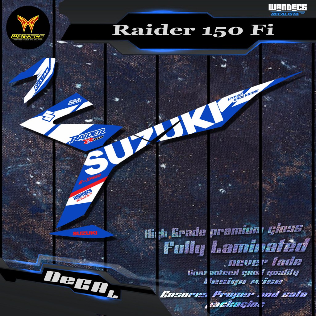Raider 150 Fi Decals GP Concept | Shopee Philippines
