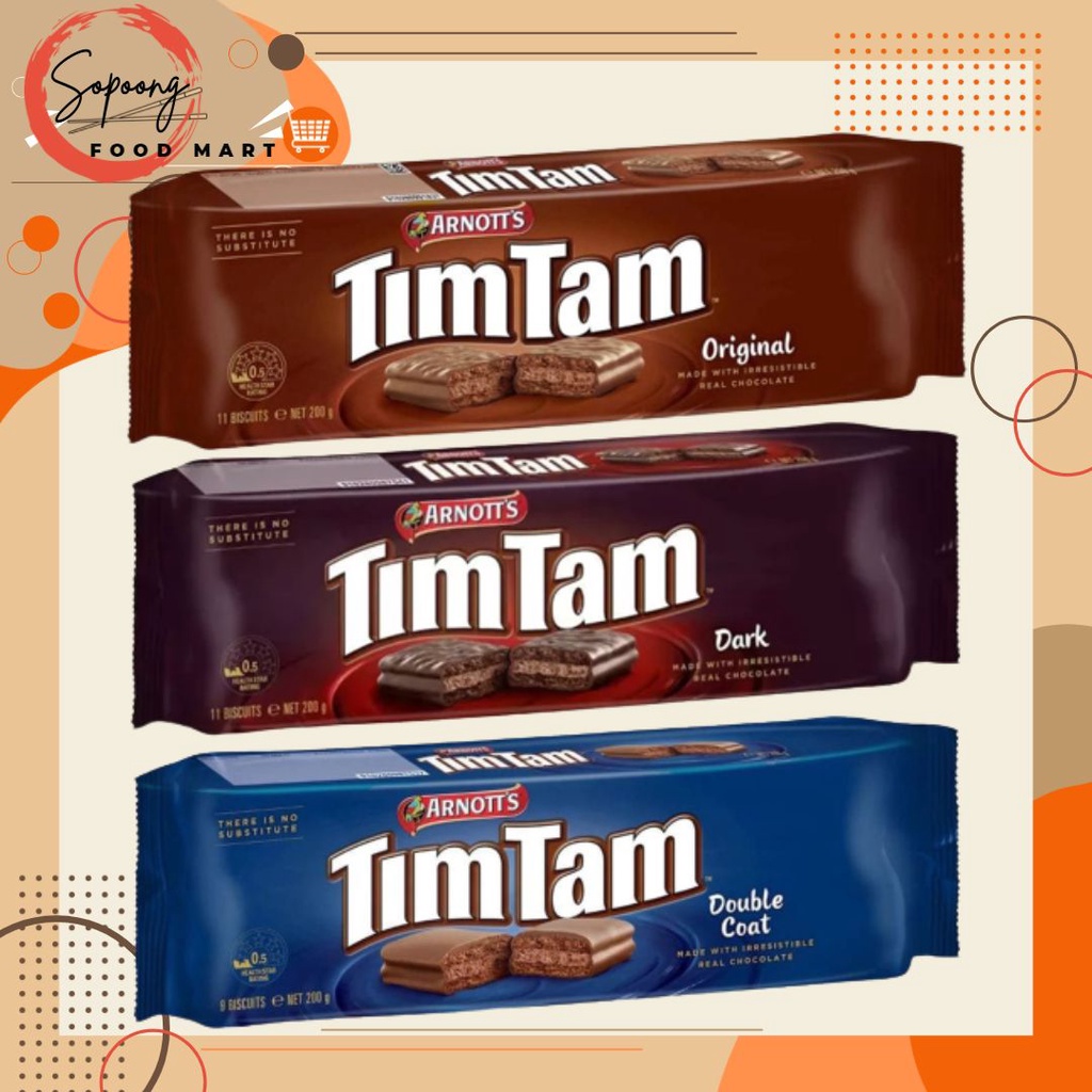 [SOPOONG] Arnott's Tim Tam Chocolate Biscuits 200g | Shopee Philippines