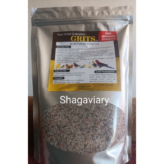 Grits For Birds with Activated Charcoal 1kg Shopee Philippines