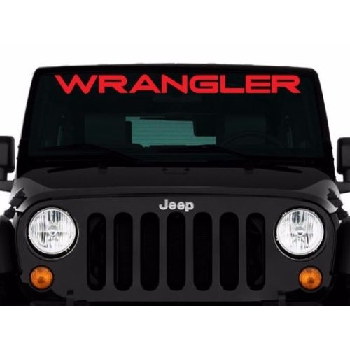 Jeep Wrangler Windshield Vinyl Decal Stickers Wrangler Shopee Philippines