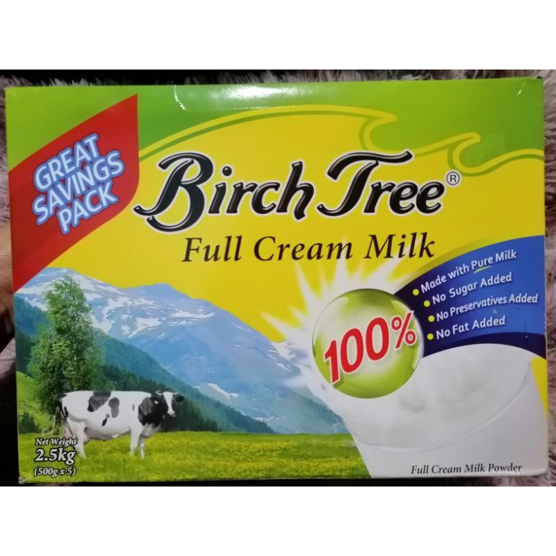 Birch Tree Full Cream Milk 2.5kg Shopee Philippines