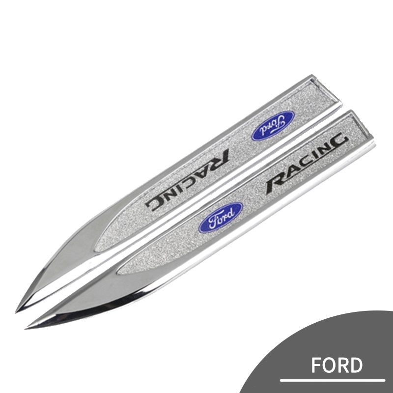 2PCS Ford Accessories Metal rhinestone Logo Sticker Decorative For ...
