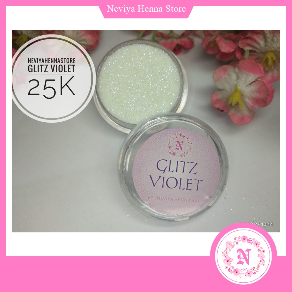 Neviya henna - GLITER VIOLET For nail art & henna Accessories - Pay On ...