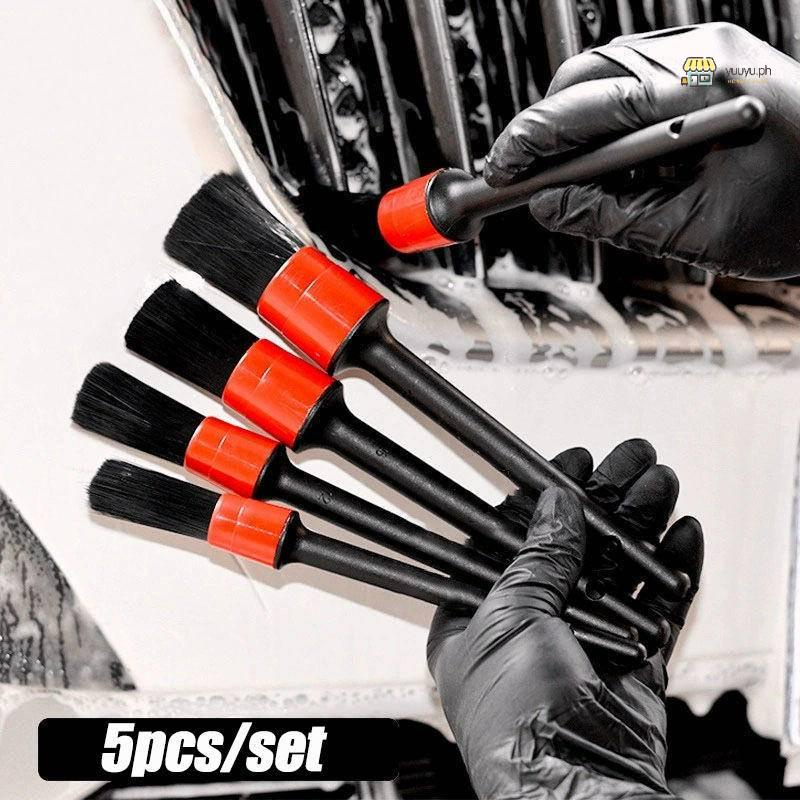 5Pcs/set Car Cleaning Brushes Slit Clean Seat Detail Brush Cleaning Car