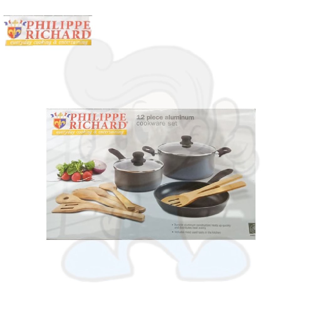 Philippe Richard 12 Piece Nonstick Aluminum Cookware Set