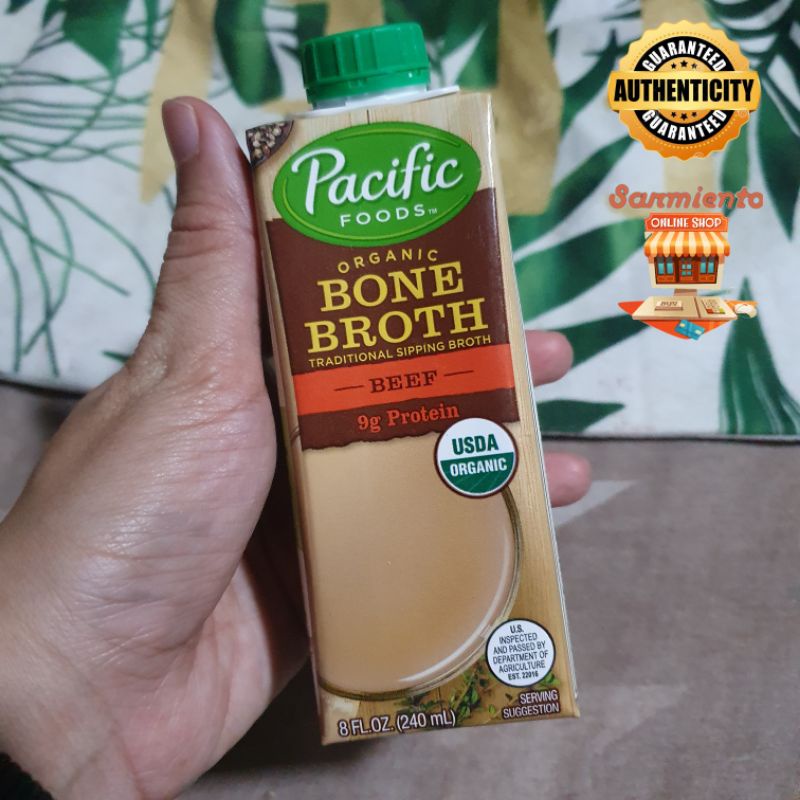 Pacific Foods Organic Bone Broth Beef 240ml Shopee Philippines